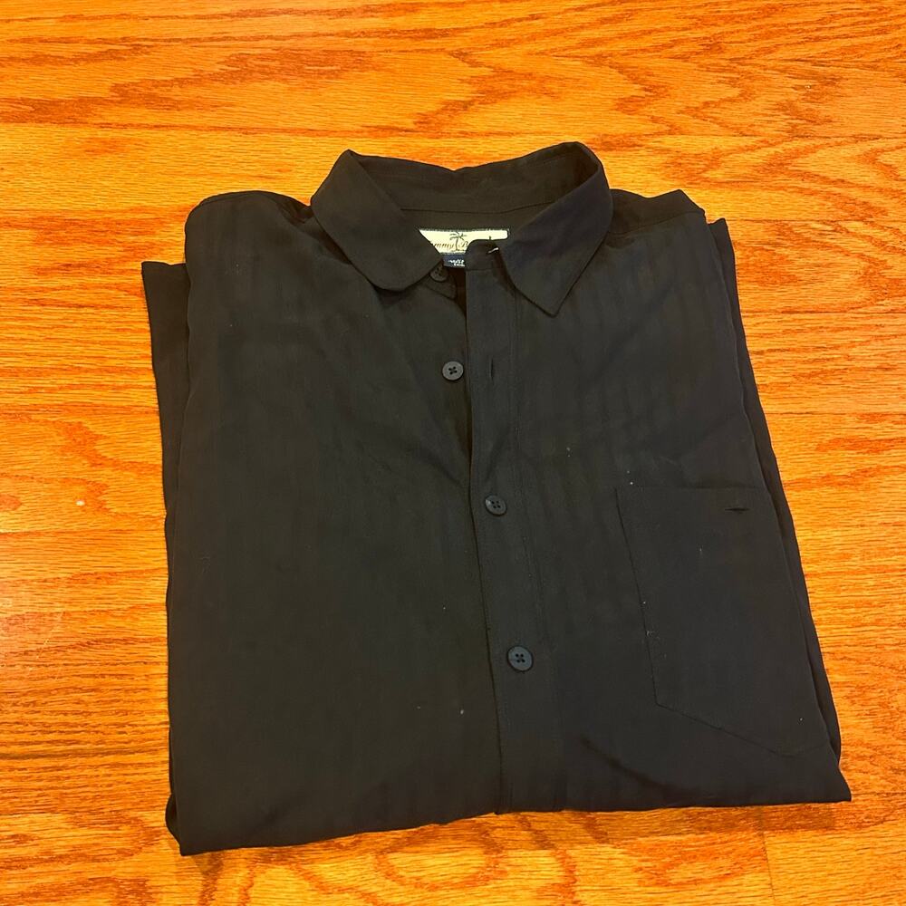 Tommy Bahama 100% silk Long Sleeve Shirt sz L